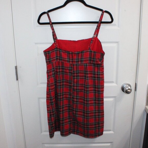 Urban outfitters size 4 spaghetti strap plaid mini dress - Picture 3 of 3